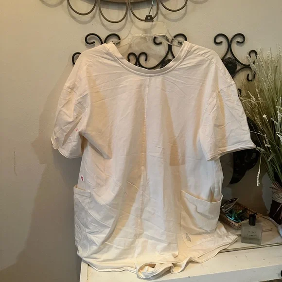 Free People Hot Shot T-Shirt Romper in Beach Clay Color Size XS with flaws - Picture 5 of 9